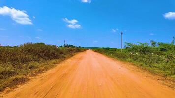 Dirt Road - Drone Shot video