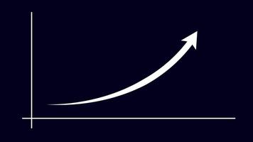 arrow rising transparent channel, business growth arrow and graph chart, Business line arrow, improvement, business strategy video