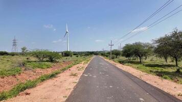 viento molino en estático condición video