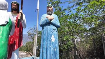 estatua de Jesús video