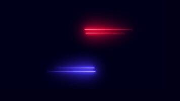 glowing neon design neon lines movement animated background, Abstract neon lines loop animation video