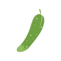 Pepino logo vector icono sencillo ilustración diseño