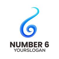 colorful  number 3 icon logo design vector