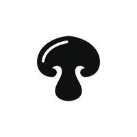 Mushroom icon isolated on white background vector