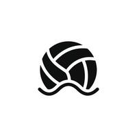 Water polo icon isolated on white background vector