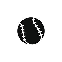 béisbol icono aislado en blanco antecedentes vector