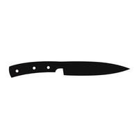 cuchillo siluetas, cuchillo vector icono hacer con vector.