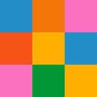 Collage Square Social Media Background vector