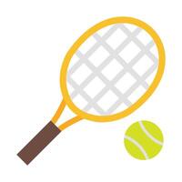 Tennis Vector Flat Icon Design