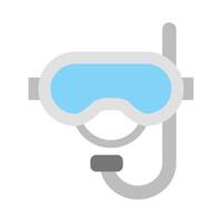 Snorkel Vector Flat Icon Design