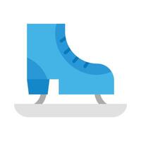 Ice Skate Vector Flat Icon Design