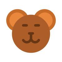 Teddy Bear Vector Flat Icon