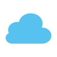 Cloud Vector Flat Icon Design