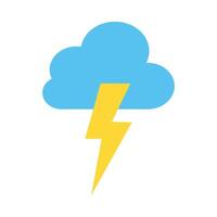 Storm Vector Flat Icon Design