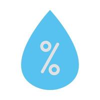 Humidity Vector Flat Icon Design