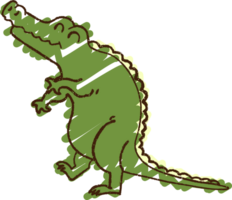 Crocodile Chalk Drawing png