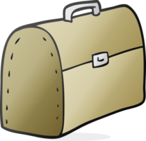 Hand gezeichnet Karikatur Tasche png