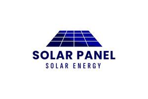 solar panel logo vector icono ilustración