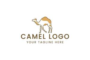 camello logo vector icono ilustración