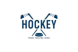 hockey logo vector icono ilustración