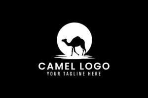 camello logo vector icono ilustración