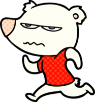 angry bear polar cartoon png