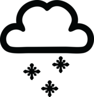 neige nuage icône symbole png