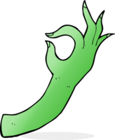 tecknad handsymbol png