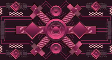geometric background design with ornaments vector