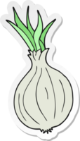 sticker of a cartoon onion png