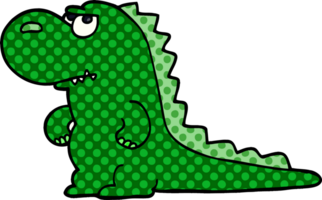 cartoon doodle annoyed dinosaur png