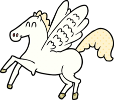 cartoon winged horse png