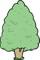 cartone animato alto albero png