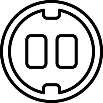 icono de vector de enchufe