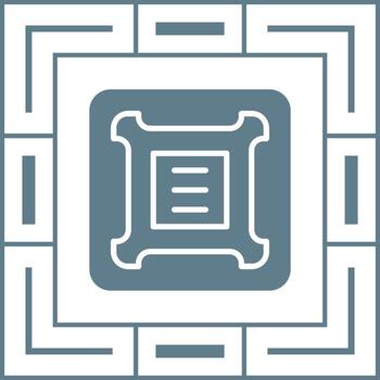 icono de vector de cpu