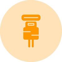 icono de vector de enchufe