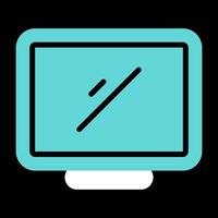 Desktop Computer Vector Icon