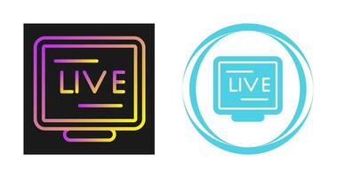 Live Stream Vector Icon