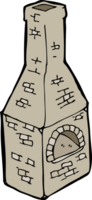 chimenea de estufa vieja de dibujos animados png