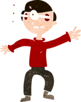 niño asombrado de dibujos animados png