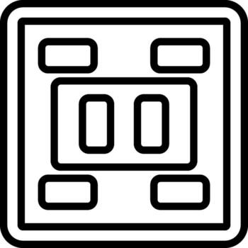 icono de vector de enchufe
