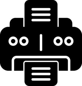 icono de vector de impresora