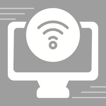 Computer Vector Icon