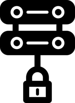 Server Security Vector Icon