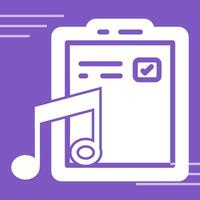 Music File Vector Icon