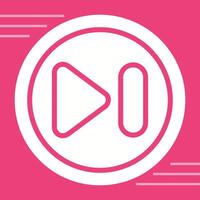Next Track Button Vector Icon