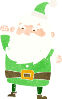 tekenfilm kerstman png