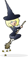 cartoon halloween witch png