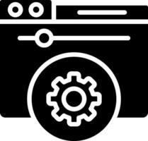 Hosting Control Panel Vector Icon