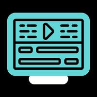 Video Editing Vector Icon